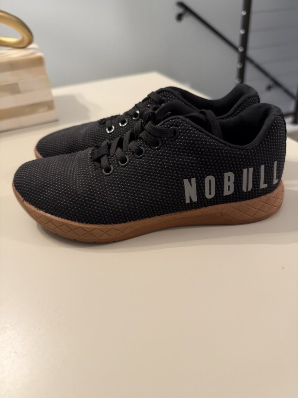 NOBULL Trainer Black Gum Size 6